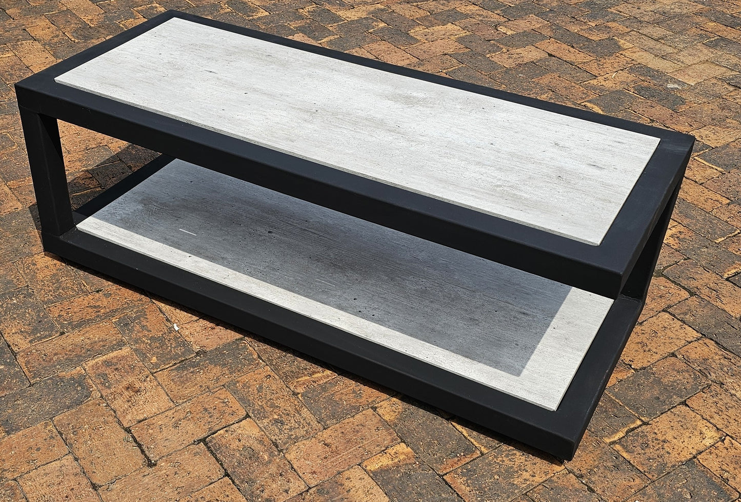 Missing leg coffee table